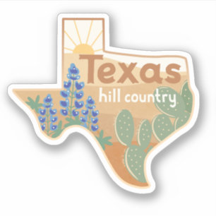Sticker de Texas Hill