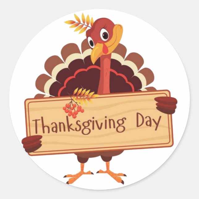 Sticker de Thanksgiving (Devant)