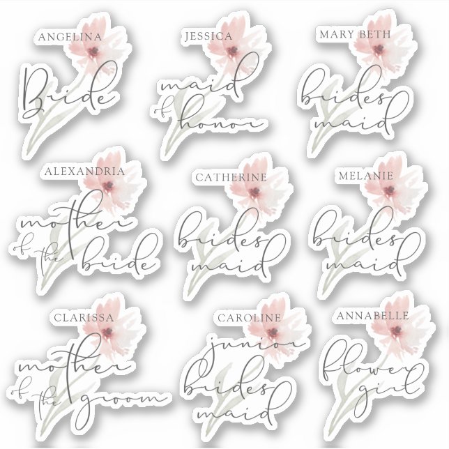 Sticker de titre personnalisé pour la fête de la m (Devant)