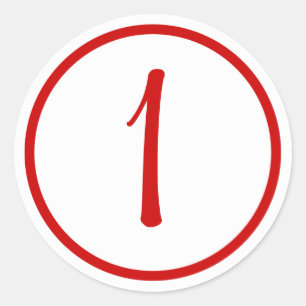 Sticker de topper Cupcake avec le numéro