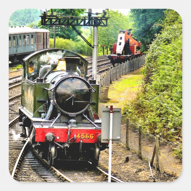 Sticker DE TRAIN À VAPEUR (Devant)