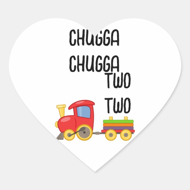 Sticker de train d'anniversaire (Devant)