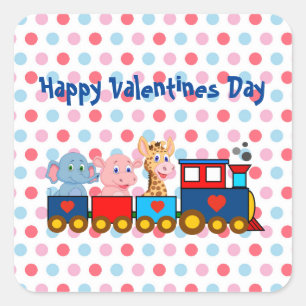 Sticker de train Valentine