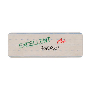 Sticker de travail excellent enseignant