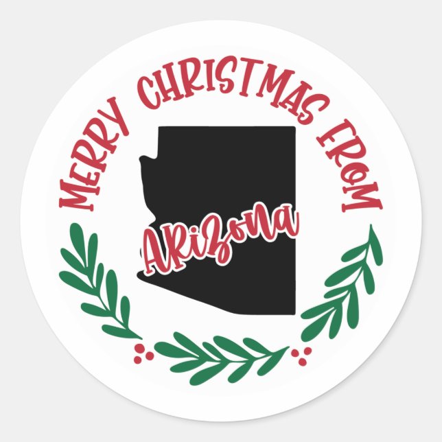 Sticker de vacances de l'Arizona (Devant)
