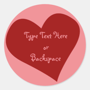 Sticker de Valentine I Love You Sticker Personnali