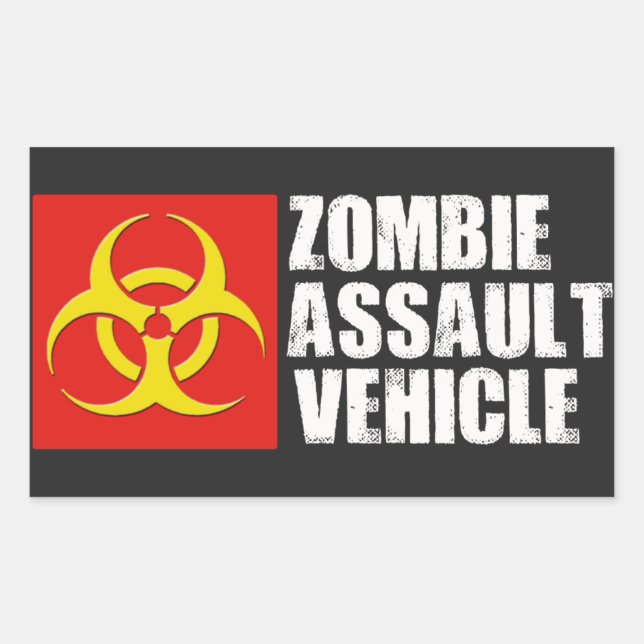 Sticker de véhicule d'attaque Zombie (Devant)