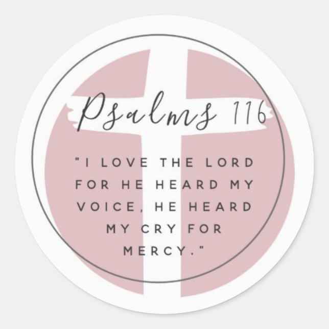 Sticker de versets bibliques (Devant)