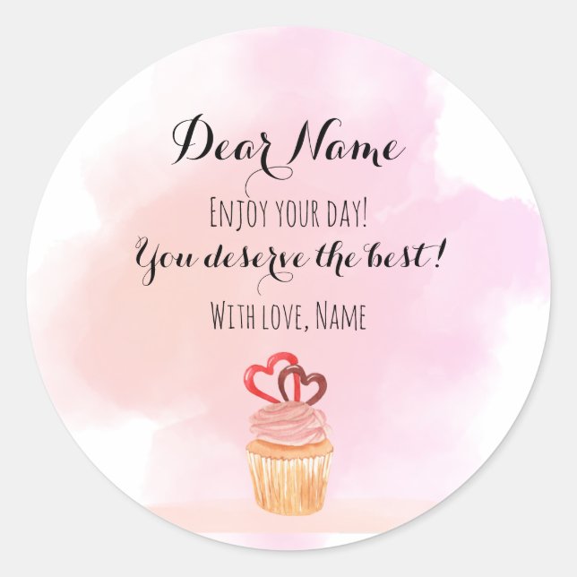 Sticker de voeux lumineux (Devant)