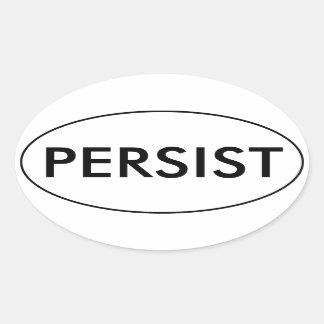 Sticker de voiture PERSIST