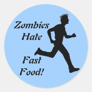 Sticker de Zombies Hate Fast Food