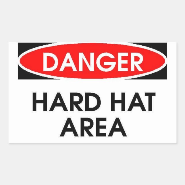 Sticker de zone de Casquette dur (rectangle) (Devant)