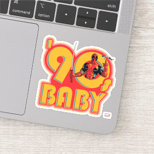 Sticker Deadpool   90's Baby