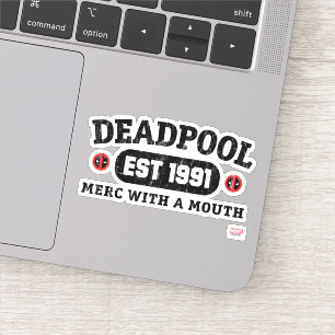 Sticker Deadpool   Est. 1991