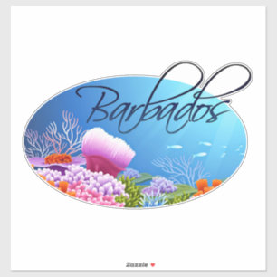 Sticker Décal barbadien