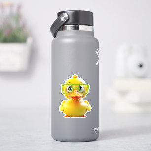 Sticker Décal de canard blanc mignon