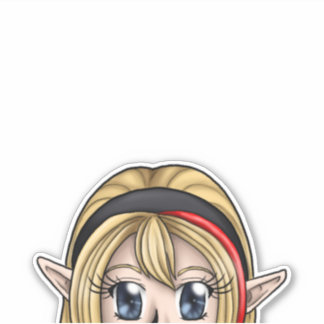 Sticker Décal Kojika Peeking