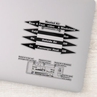 Sticker Décale de fenêtre intérieure transparente AirCoole