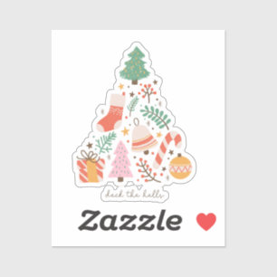 Sticker Deck Les Halls Arbre De Noël