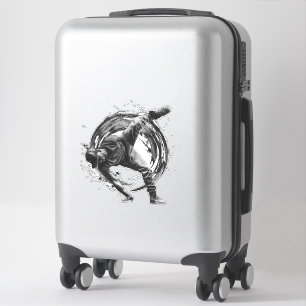 Sticker Décor Style urbain Monochrome Motion Art