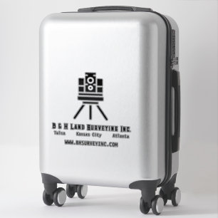 Sticker Décret commercial minimaliste d'arpenteur-géomètre