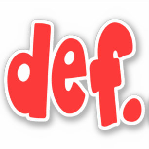Sticker déf.