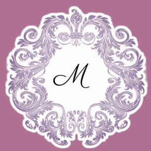 Sticker Défilement antique violet