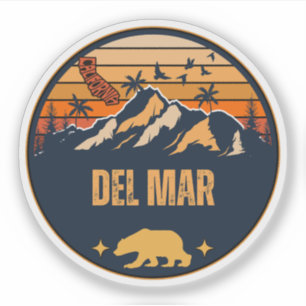 Sticker Del Mar, Californie