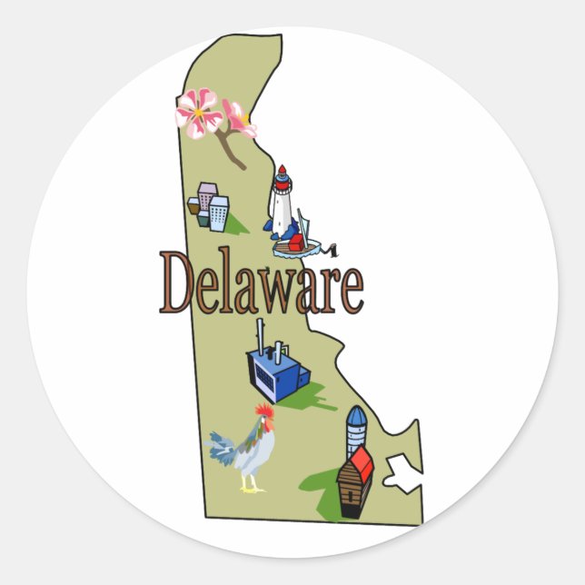 Sticker Delaware (Devant)