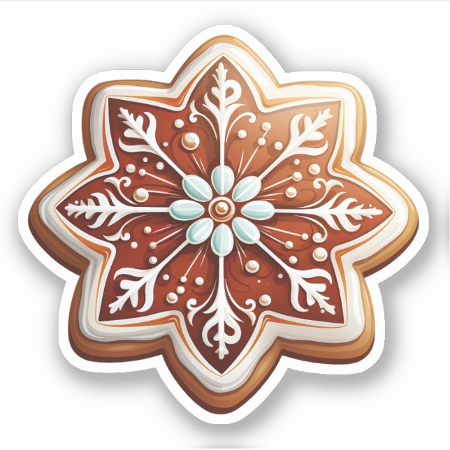 Sticker Délicieux Desserts de Noël Star Super Cookie (Devant)