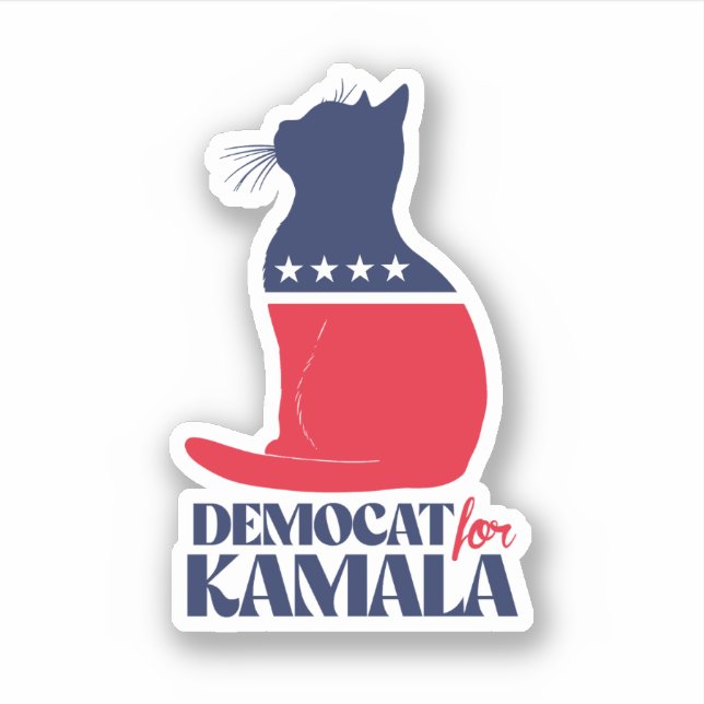 Sticker Démocrate de Kamala (Devant)