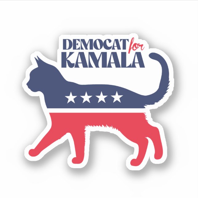 Sticker Démocrate de Kamala (Devant)