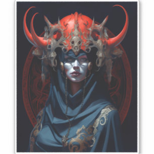 Sticker Demon Queen Imaginaire Art