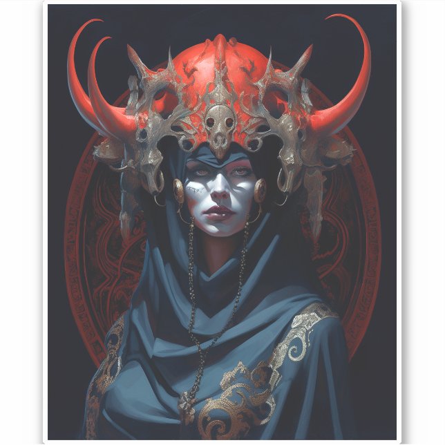 Sticker Demon Queen Imaginaire Art (Devant)