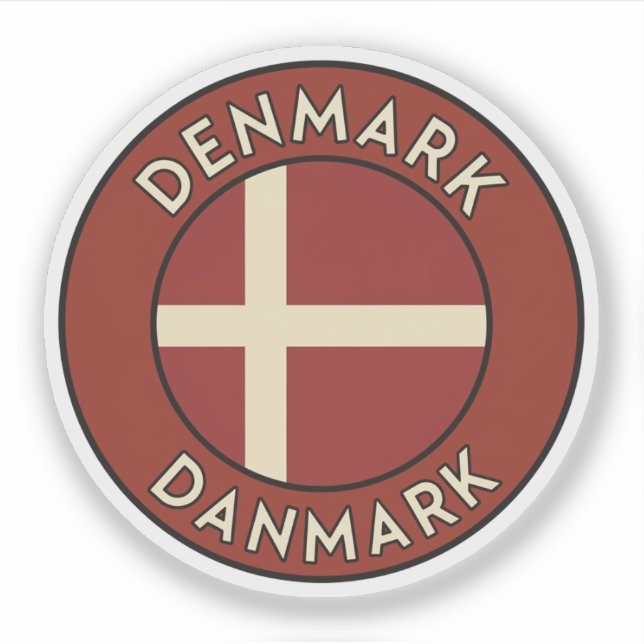 Sticker Denmark Danmark  (Devant)