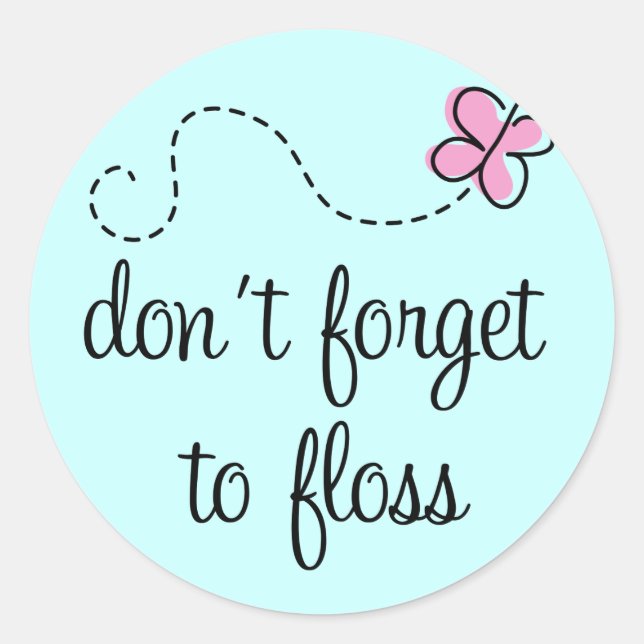 Sticker Dental Hygienist Floss (Devant)