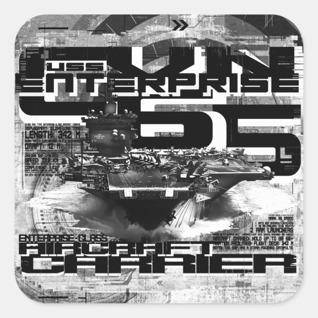 Sticker d'entreprise de porte-avions (Devant)