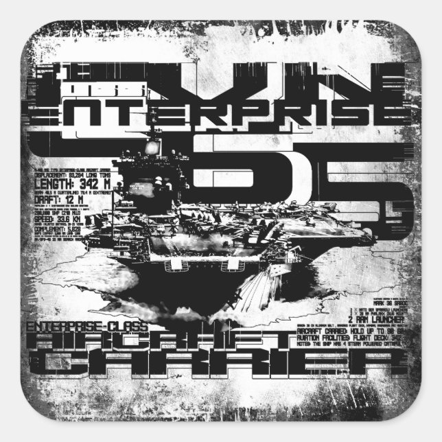 Sticker d'entreprise de porte-avions (Devant)
