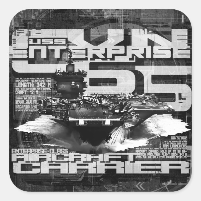 Sticker d'entreprise de porte-avions (Devant)