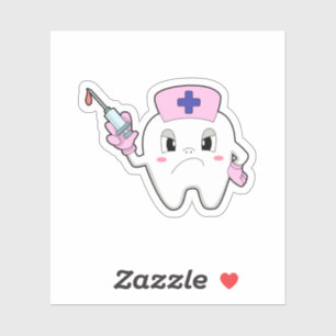 Sticker Dents comme infirmière avec seringue.PNG