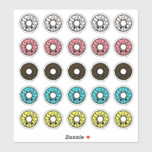 Sticker Dents de chocolat Différents Frostings & Sprinkles