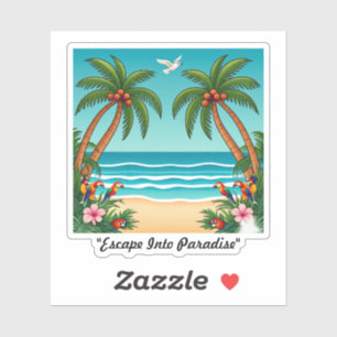 Sticker "Dériver Vers Le Paradis"