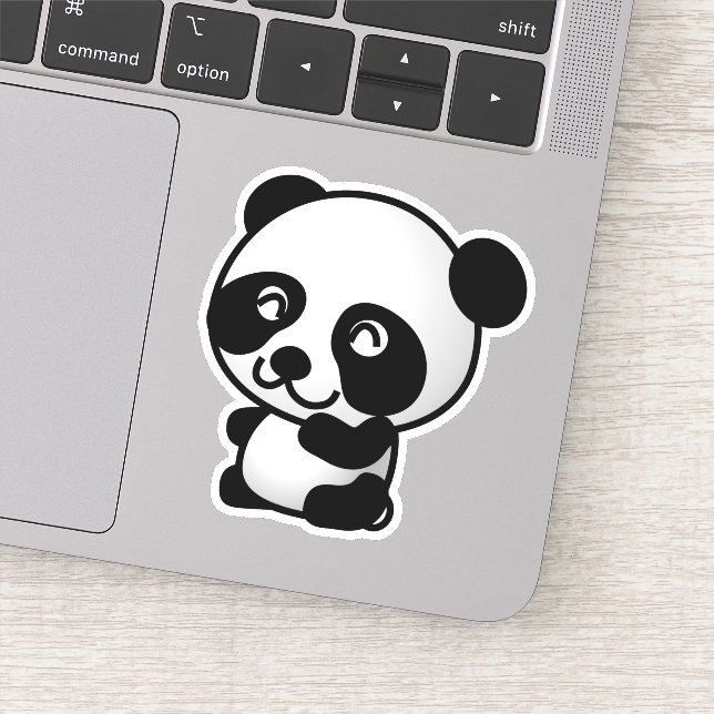 Sticker des animaux de panda sont exposés. (Détail)