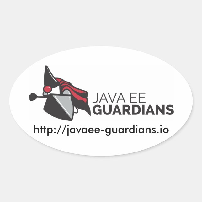 Sticker des gardiens Java EE (Devant)