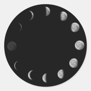 Sticker des phases de lune
