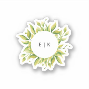Sticker Des Plantes feuillus frais et verdoyants