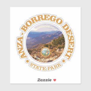 Sticker Désert d'Anza-Borrego SP