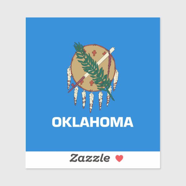 Sticker Design de l'Oklahoma State (Feuille)