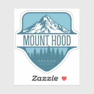 Sticker Design des crêtes du mont Hood Oregon