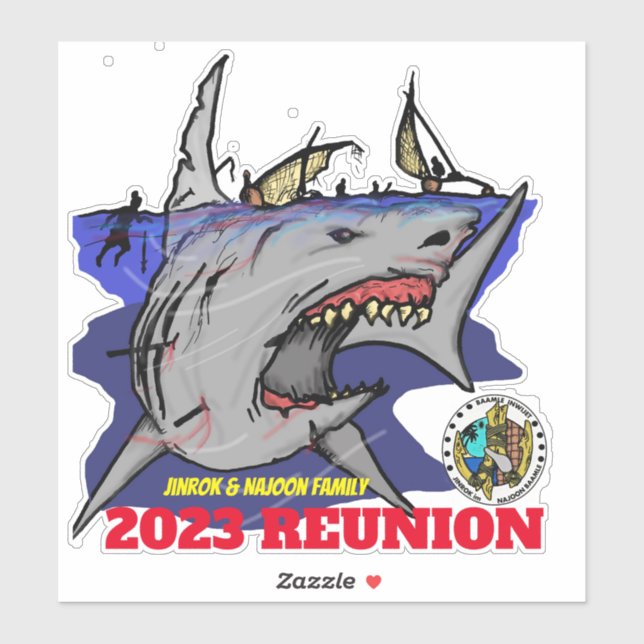 Sticker Design des Îles Marshall (Feuille)